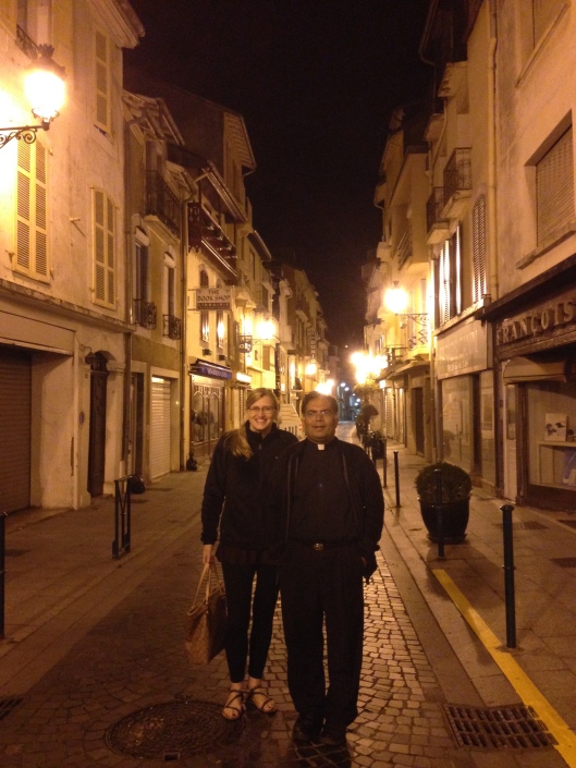 Love the narrow, quiet streets. Me and My husband, Bishop Leo Michael 